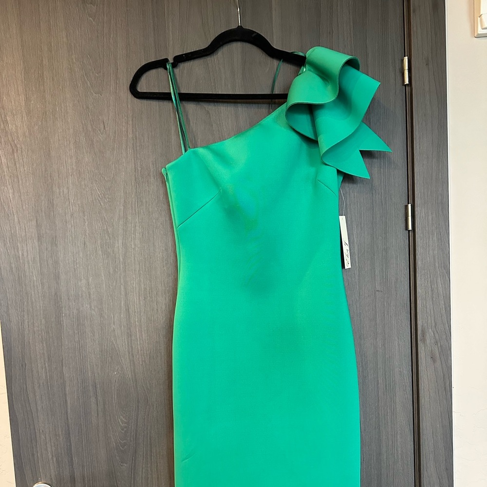 One Shoulder Midi